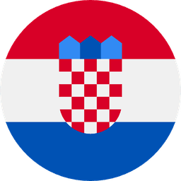 Croatian Kuna country flag