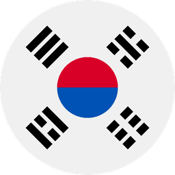 South Korean country flag